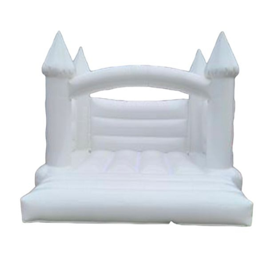 white bouncy castle