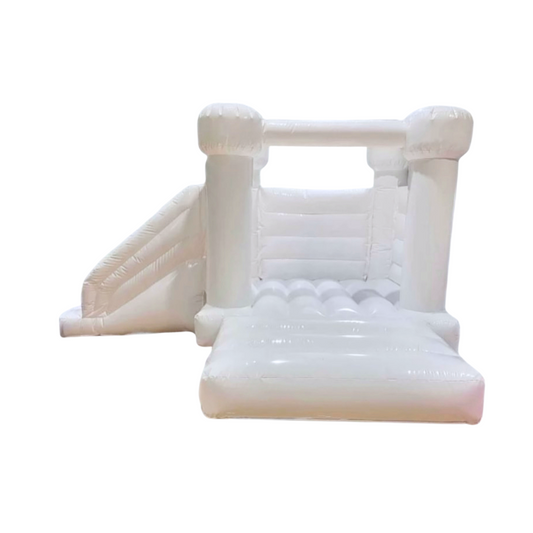 Kids H Frame (Marshmallow Top) Slide & Bouncy Castle Combi