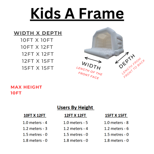 Kids A Frame Bouncy Castle