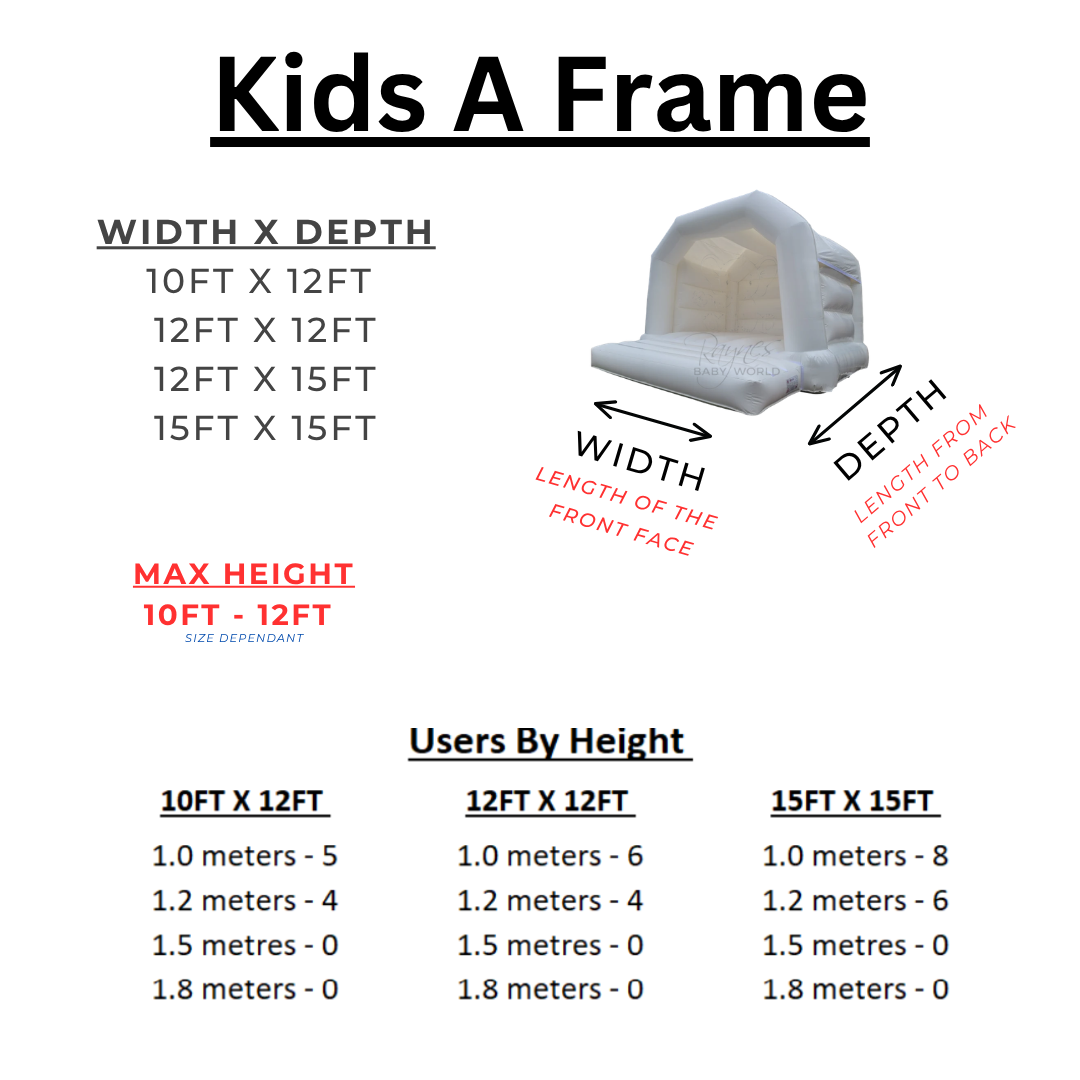 Kids A Frame Bouncy Castle