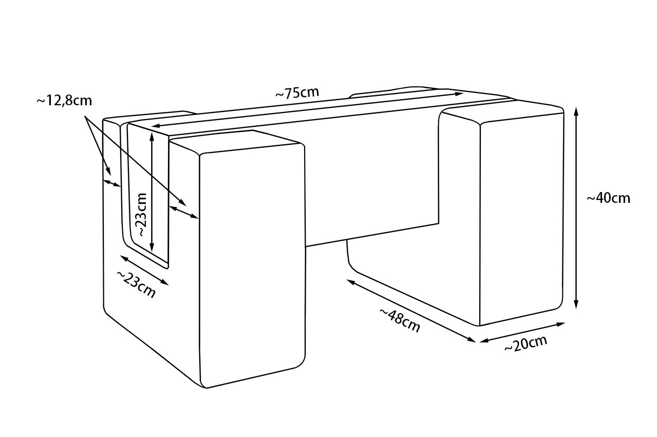 Beam and Sides (with Velcro)