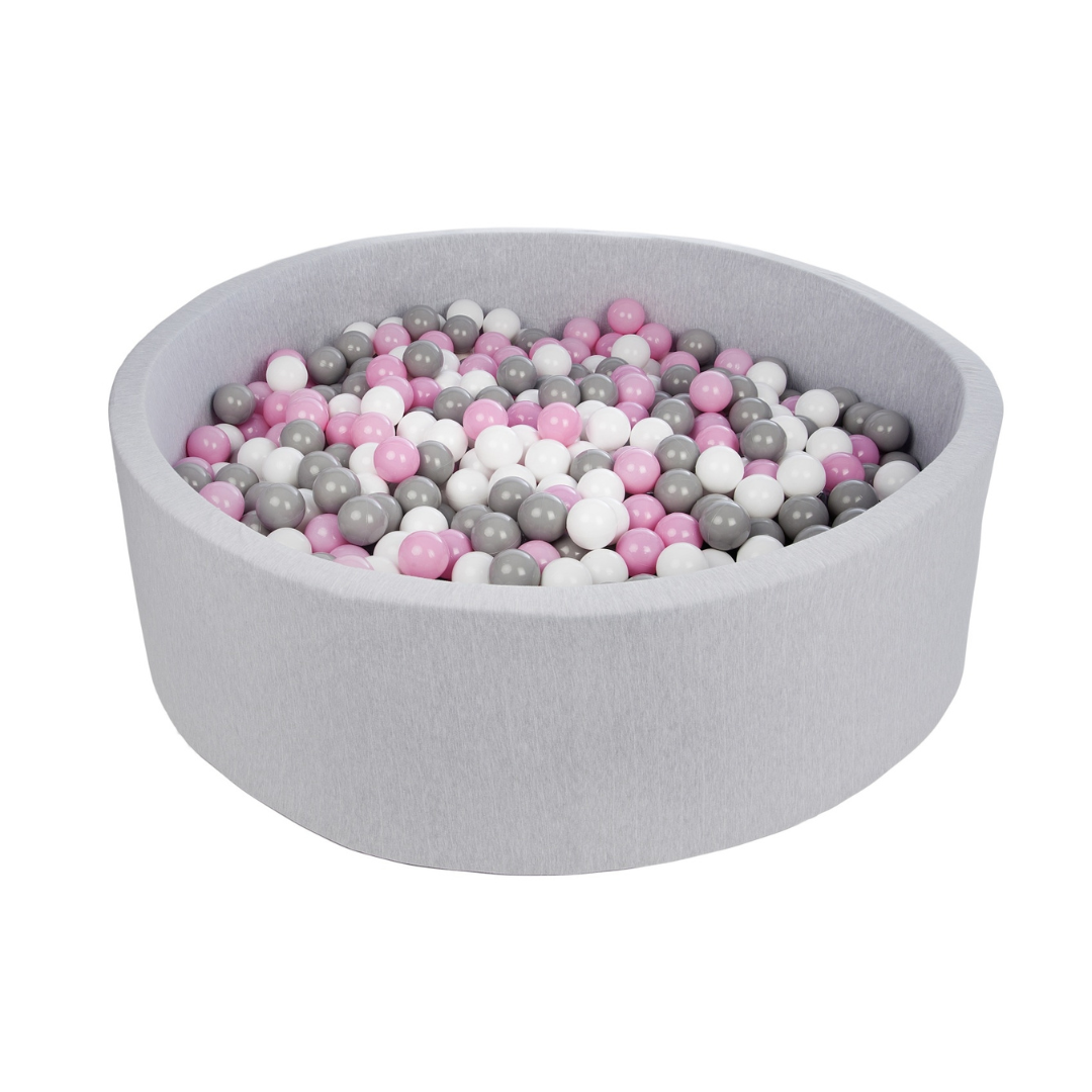 XL Grey Round Fabric Ball Pool