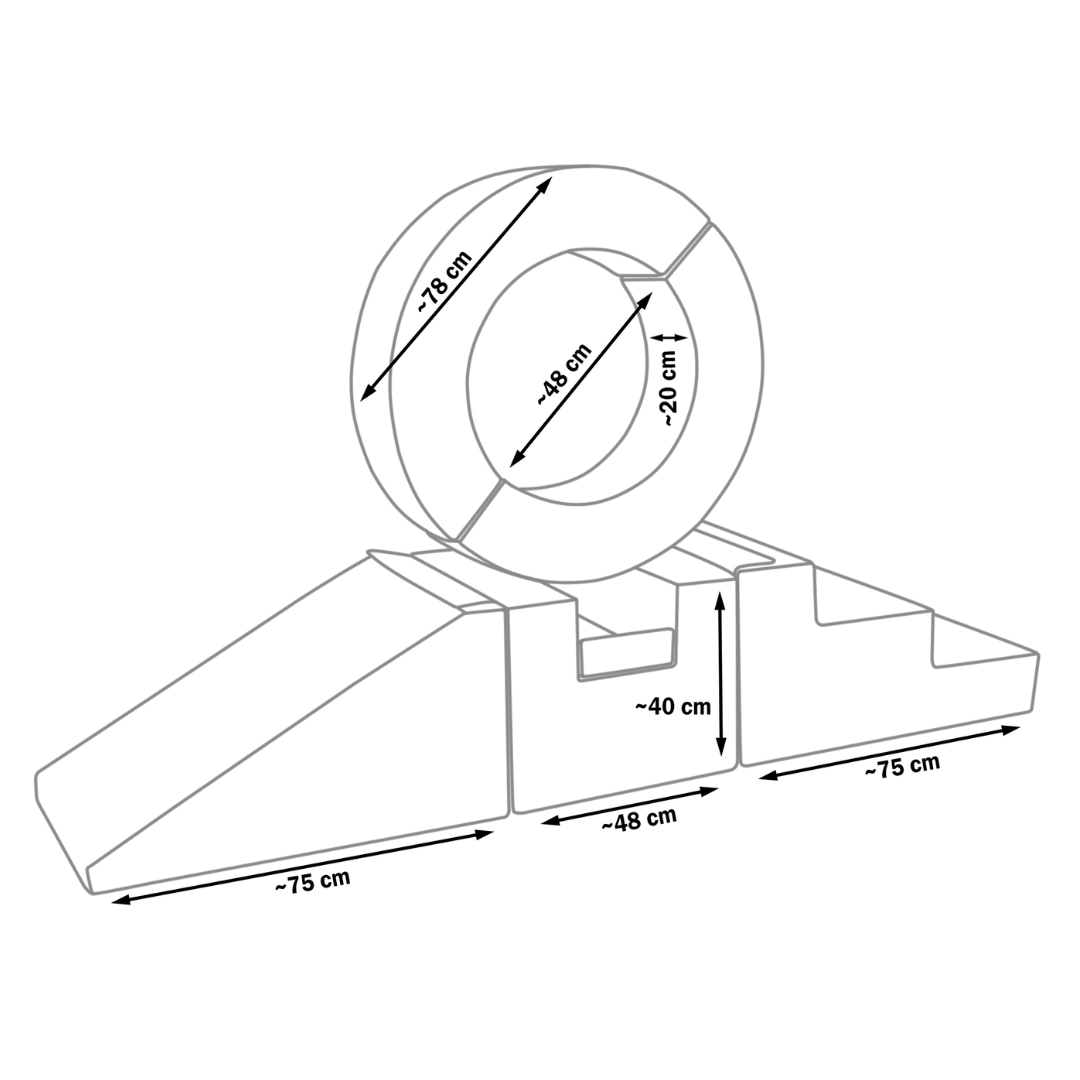 Hoop Step and Slide - Pastel Trio