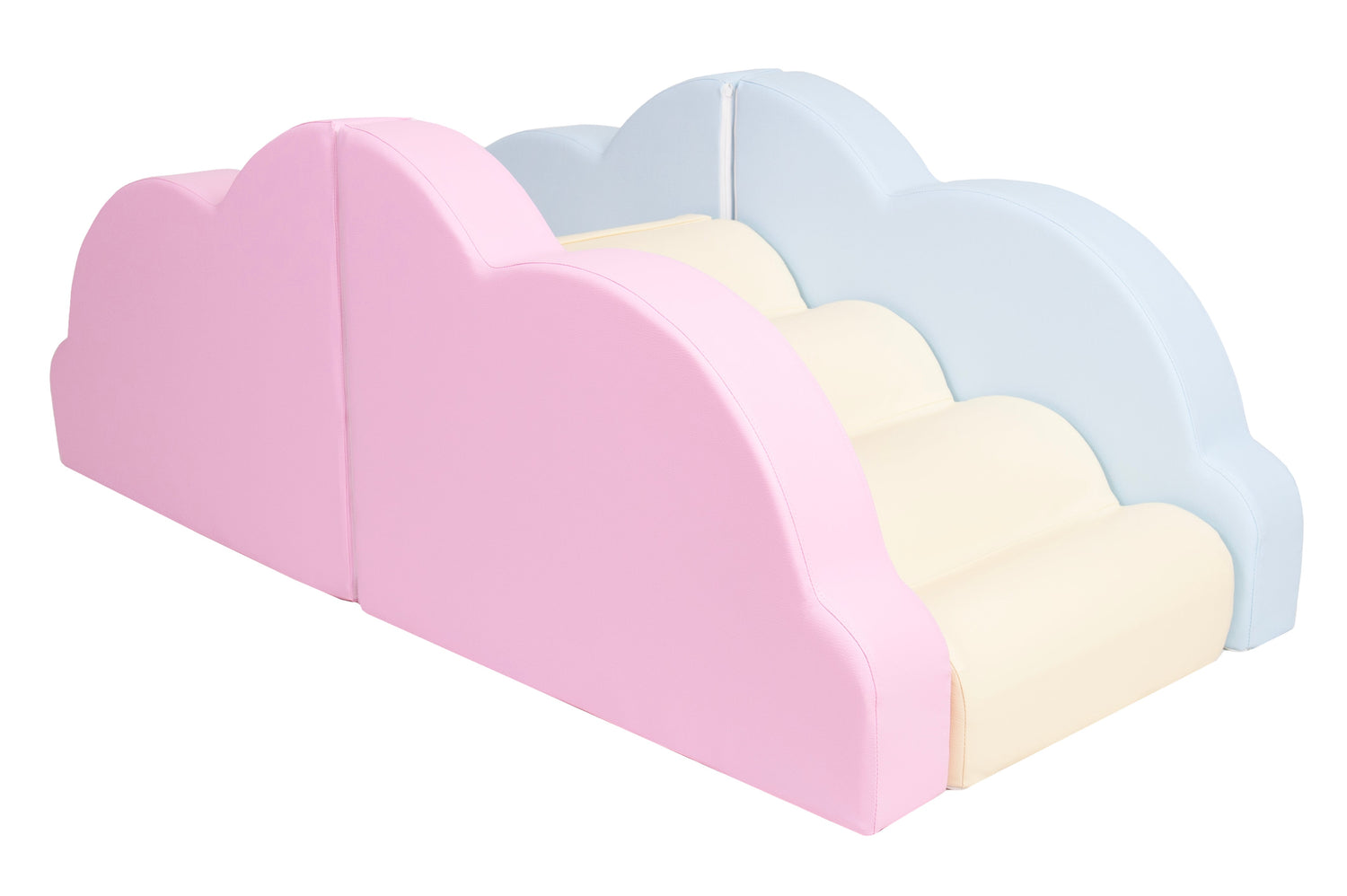 Indoor soft play playground for babies and toddlers with foam blocks, tunnels, and slides.