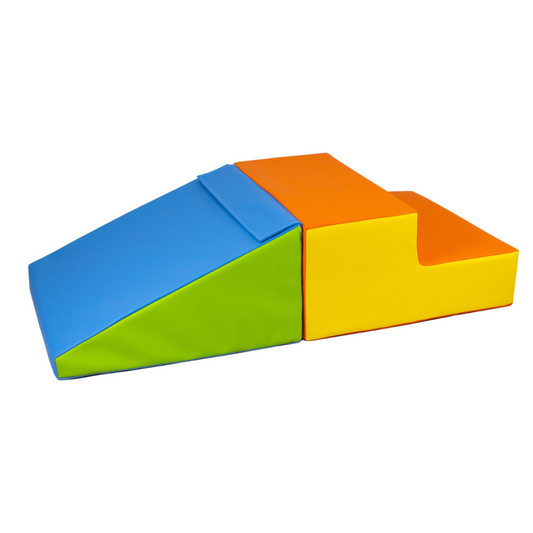 Mini Step and Slide - Orange, Yellow, Green, Blue