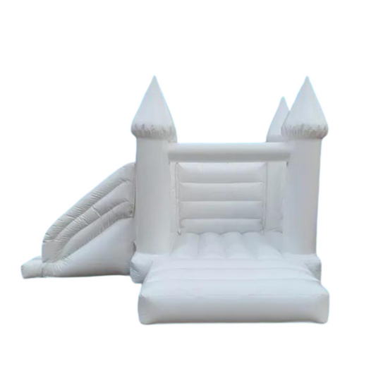 Kids H Frame (Turret Top) Slide & Bouncy Castle Combi