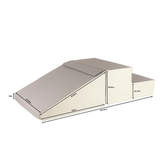 Mini Step and Slide - Grey & White
