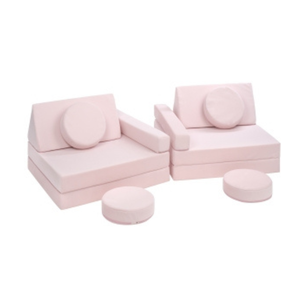 Modular Sofa - Pastel Pink