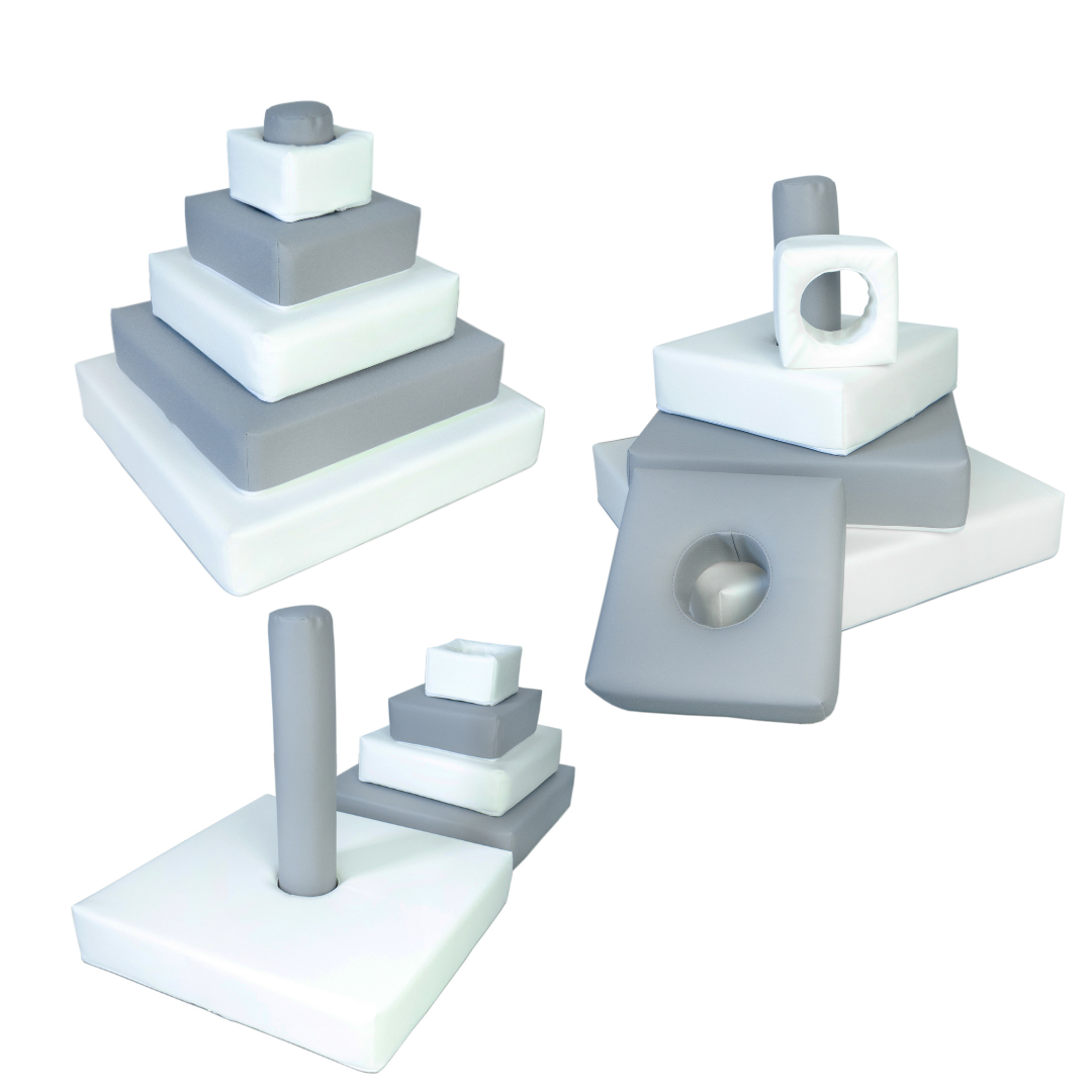Pyramid Stacking Tower Blocks