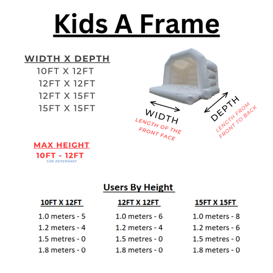 Kids A Frame Bouncy Castle
