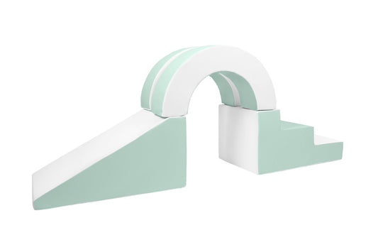 Hoop Step and Slide - Mint and White