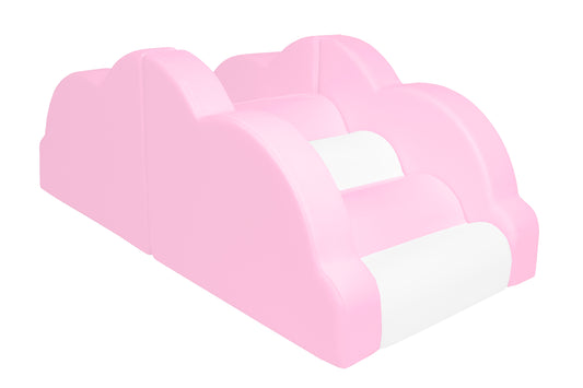 Cloud Climber - Pastel Pink and White