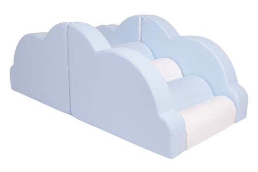 Cloud Climber - Pastel Blue and White