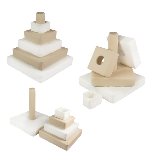 silicone stacking pyramid blocks 12 pieces Images High... Stacking Pyramid Tower Blocks