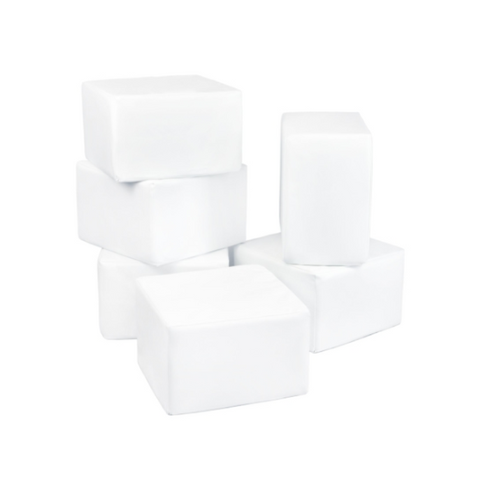 Rectangle Stacking Blocks - White
