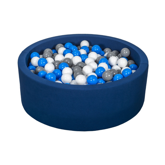 Navy Round Fabric Ball Pool