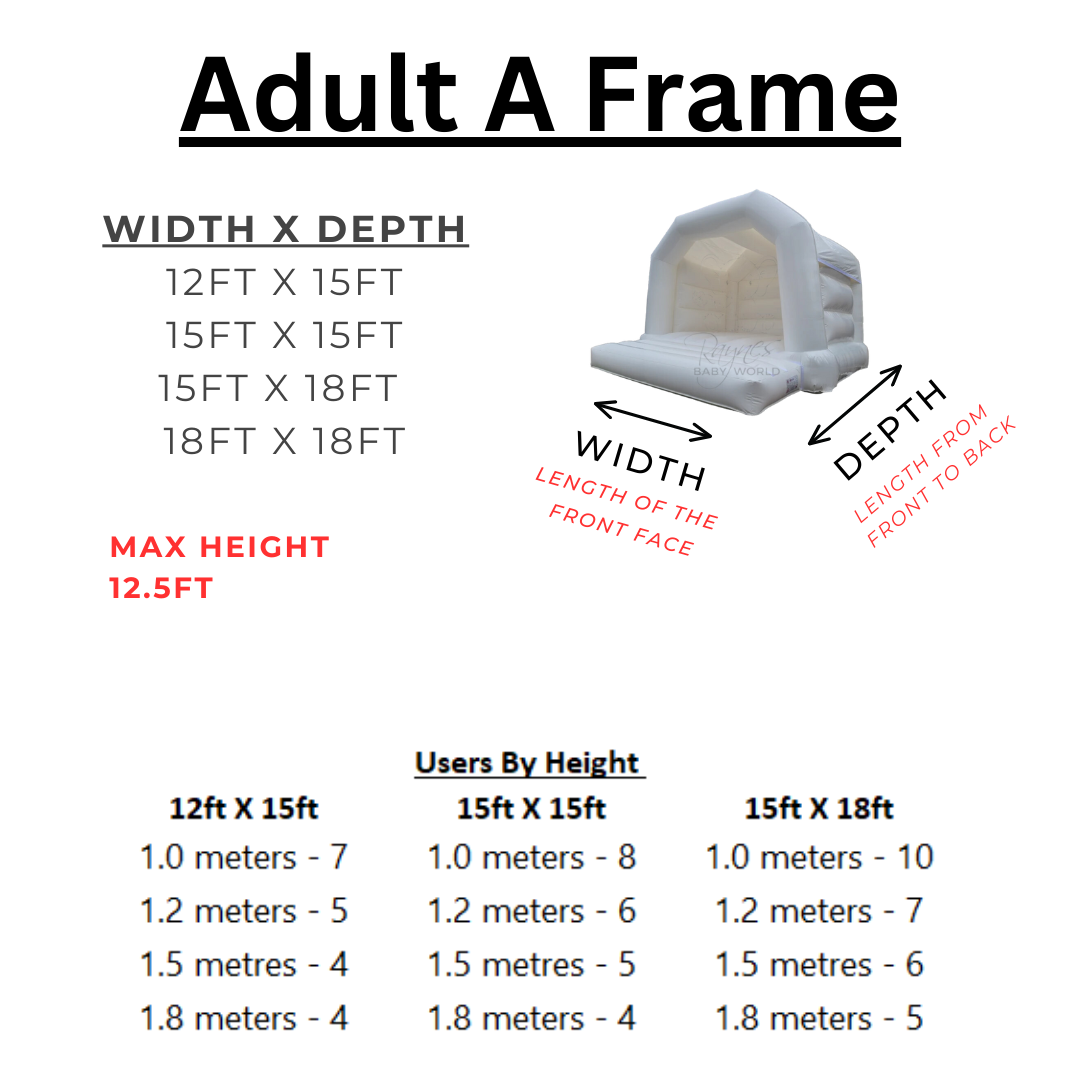 Adult A Frame Bouncy Castle