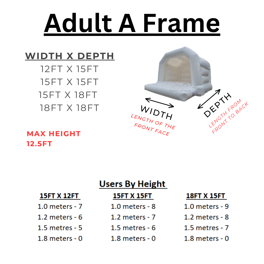 Adult A Frame Bouncy Castle