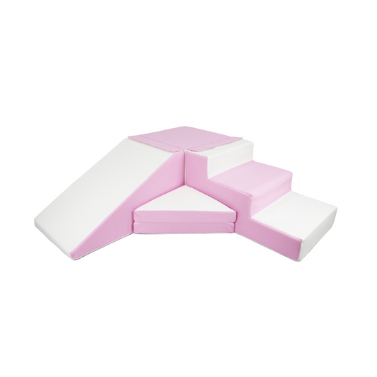 Maxi Step and Slide - Pastel Pink & White