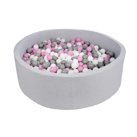 Grey Round Fabric Ball Pool