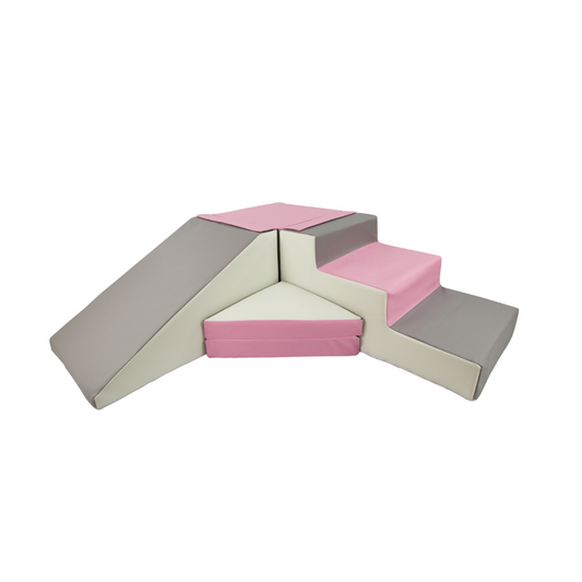 Maxi Step and Slide - Pink, Grey & White