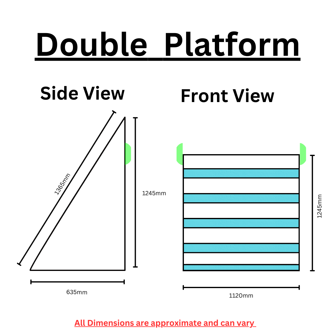 Double Fibre Glass Slide & Ball Pool Bundle
