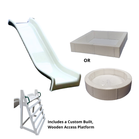 Single Fibre Glass Slide & Ball Pool Bundle