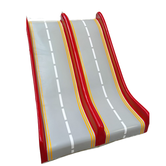 Single Fibre Glass Slide, Ball Pool & Balls Bundle